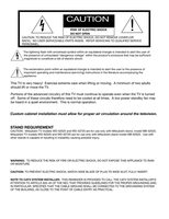 Mitsubishi WD52525 WD52725 WD62525 TV Operating Manual